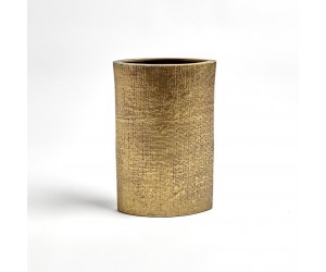 Ваза Hemp Etched Vase-Brass-Sm