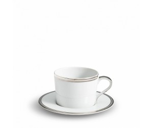 Чашка чайная WILSHIRE TEA CUP SAUC SILVER/WHITE