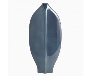 Ваза Center Ridge Vase-Blue-Lg