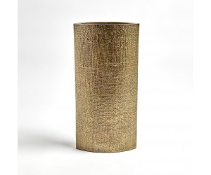 Ваза Hemp Etched Vase-Brass-Lg
