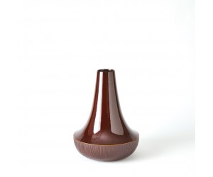 Ваза Striped Flair Vase-Garnet-Sm