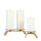 Подсвечник Double Torch Candleholder-Brass