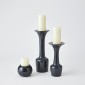 Подсвечник Calyx Candle Holder-Black-Lg