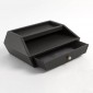 Шкатулка Tiffany Stationary Box-Graphite Leather