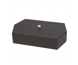Шкатулка Tiffany Box-Lg-Graphite Leather