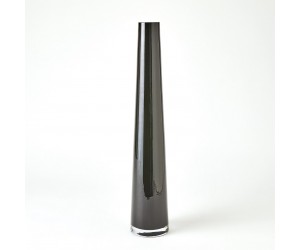 Ваза Glass Tower Vase-Black-Lg