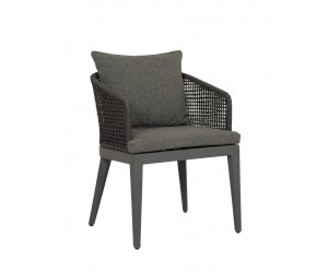 Кресло Capri Dining Armchair - Smoke Grey - Gracebay Grey