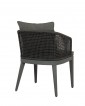 Кресло Capri Dining Armchair - Smoke Grey - Gracebay Grey