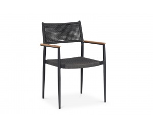 Кресло Nava Stackable Dining Armchair - Black