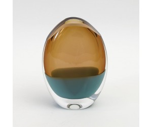 Ваза Oval Vase-Pistachio Amber-Sm