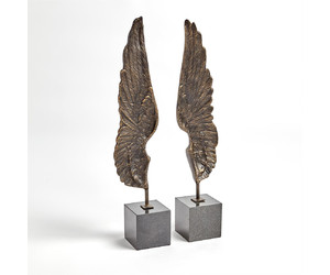Пара скульптур Wings - бронза