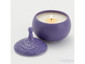 Свеча в керамическом подсвечнике Teardrop с фиолетовой крышкой
