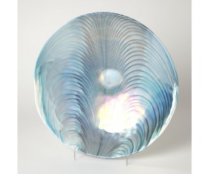 Тарелка Ivory Turquoise Feather Swirl Centerpiece Bowl/Charger