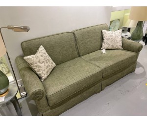 Диван-кровать Green linen sofa-bed