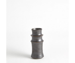 Ваза Cylinder Vase-Gunmetal маленькая
