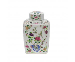 Ваза для чая Chinoiserie Floral Cylinder мультицветная