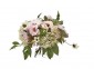 Цветы Hydrangea Anemone, зелено-розовые в стеклянном цилиндре